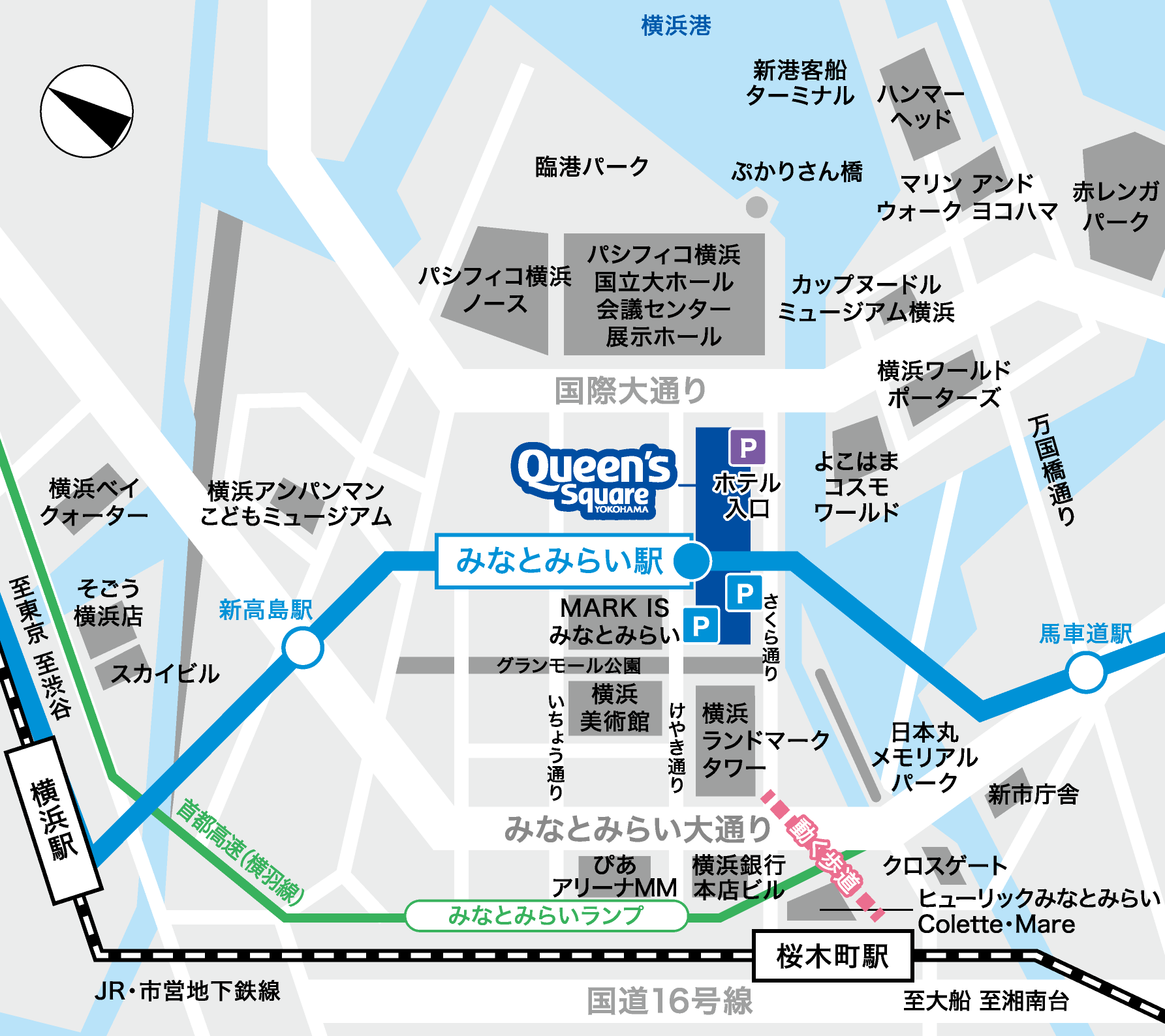 アクセス みなとみらい東急スクエア