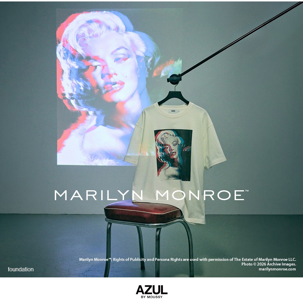 AZUL BY MOUSSYからマリリン・モンローの生誕100周年を記念したLimited