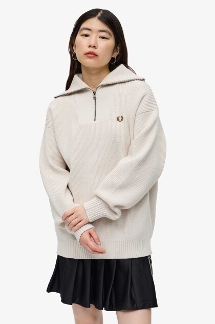 Half-Zip Knit Jumper