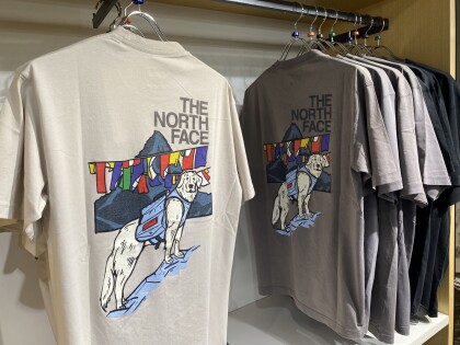 ノースフェイス新作Tシャツ入荷しました～💛