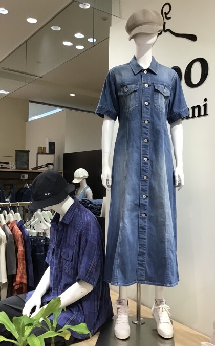 🤍💙オススメ　DENIM ワンピース💙🤍