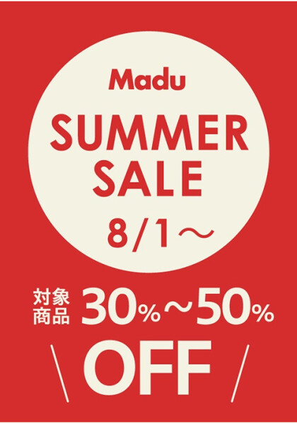 SUMMER SALE　8/1～