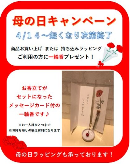 🌸母の日キャンペーン🌸