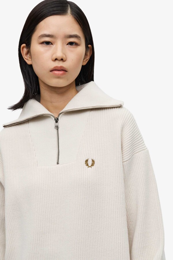 Half-Zip Knit Jumper