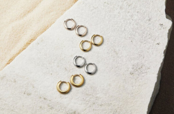 Hoop Pierce -K18/Platinum-