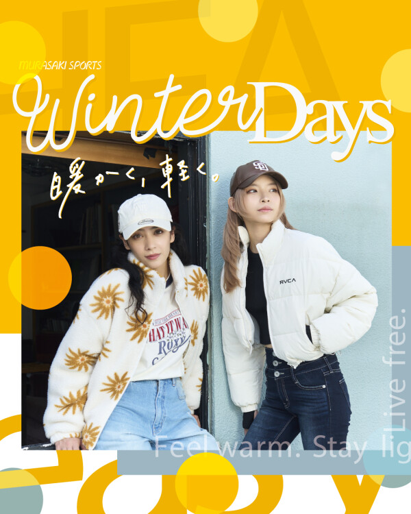 【冬を可愛く乗り切るレディースアウター】 ⁡