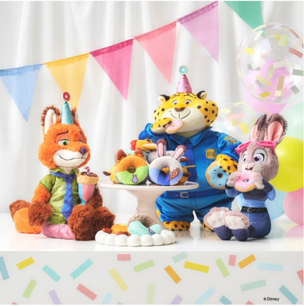 『ズートピア』公開10周年記念！にぎやかなドーナツパーティーをテーマにした新コレクションをディズニーストアで順次発売
