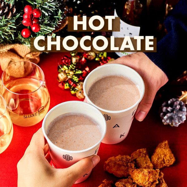 イルミネーションを見ながら飲みたい、シェイク シャックの「ホットチョコレート」が11/27より期間限定で発売。