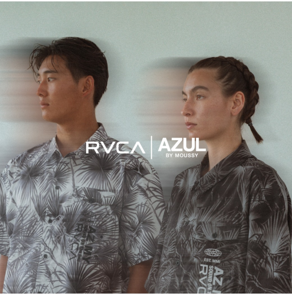 AZUL BY MOUSSY × RVCA の「SOUND ON THE LINE」をテーマ にしたサマーコレクションを7/15(水)に発売！