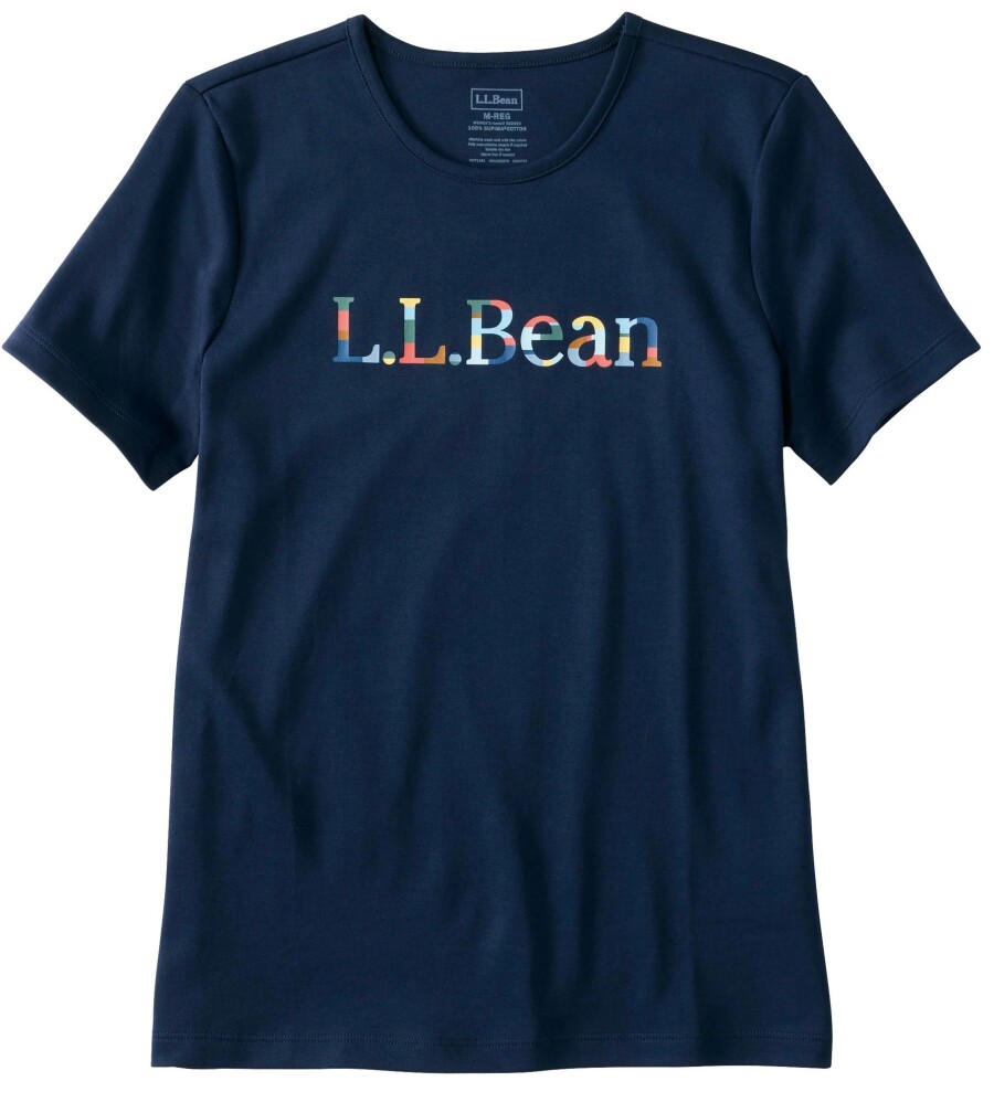 WEEKLY PICK UP ！    Pima Cotton Crewneck Graphic tee 