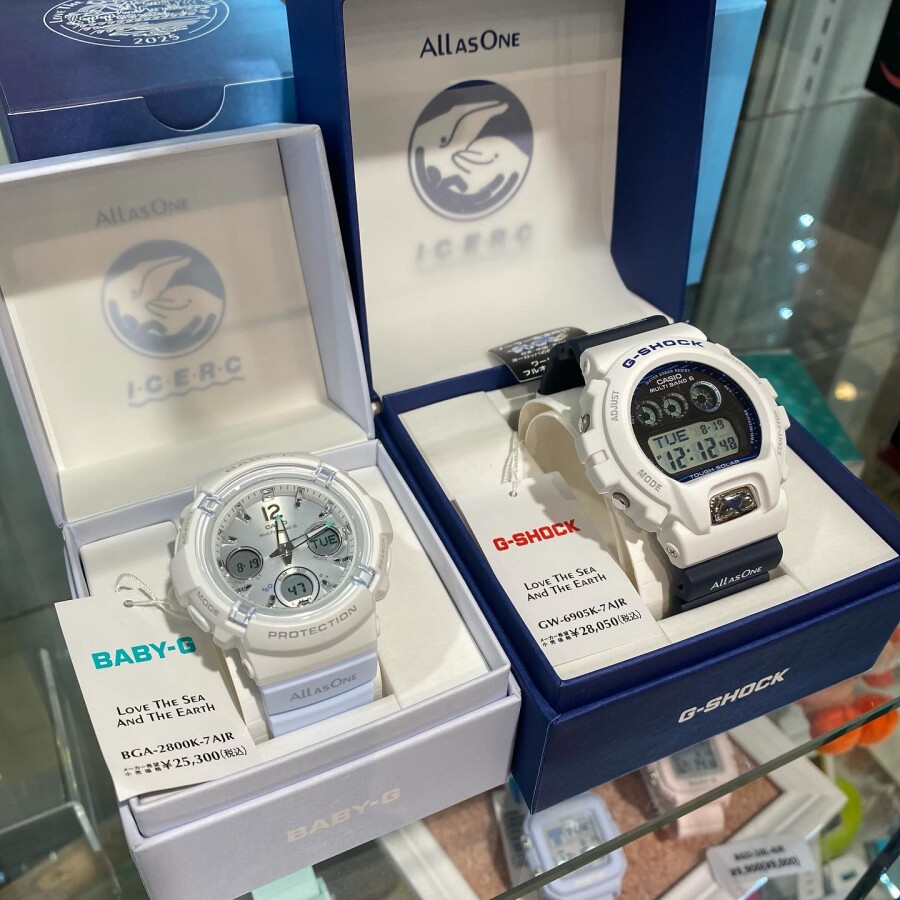 🐳G-SHOCK×ICERC JAPAN🐬 コラボレーションモデルが登場！