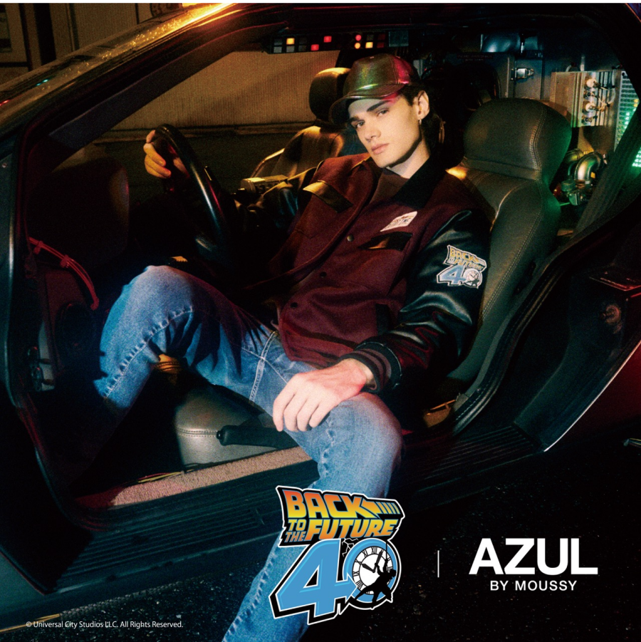 AZUL BY MOUSSYが映画「バック・トゥ・ザ・フューチャー」とのコラボアイテムを10月21日(火)に店舗発売開始‼︎